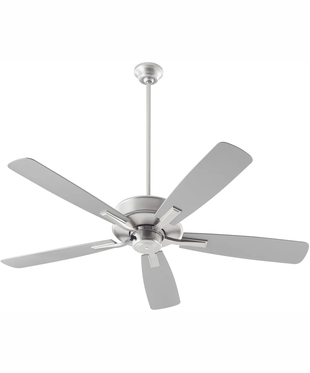 52" Ovation Indoor/Outdoor Patio Ceiling Fan Satin Nickel