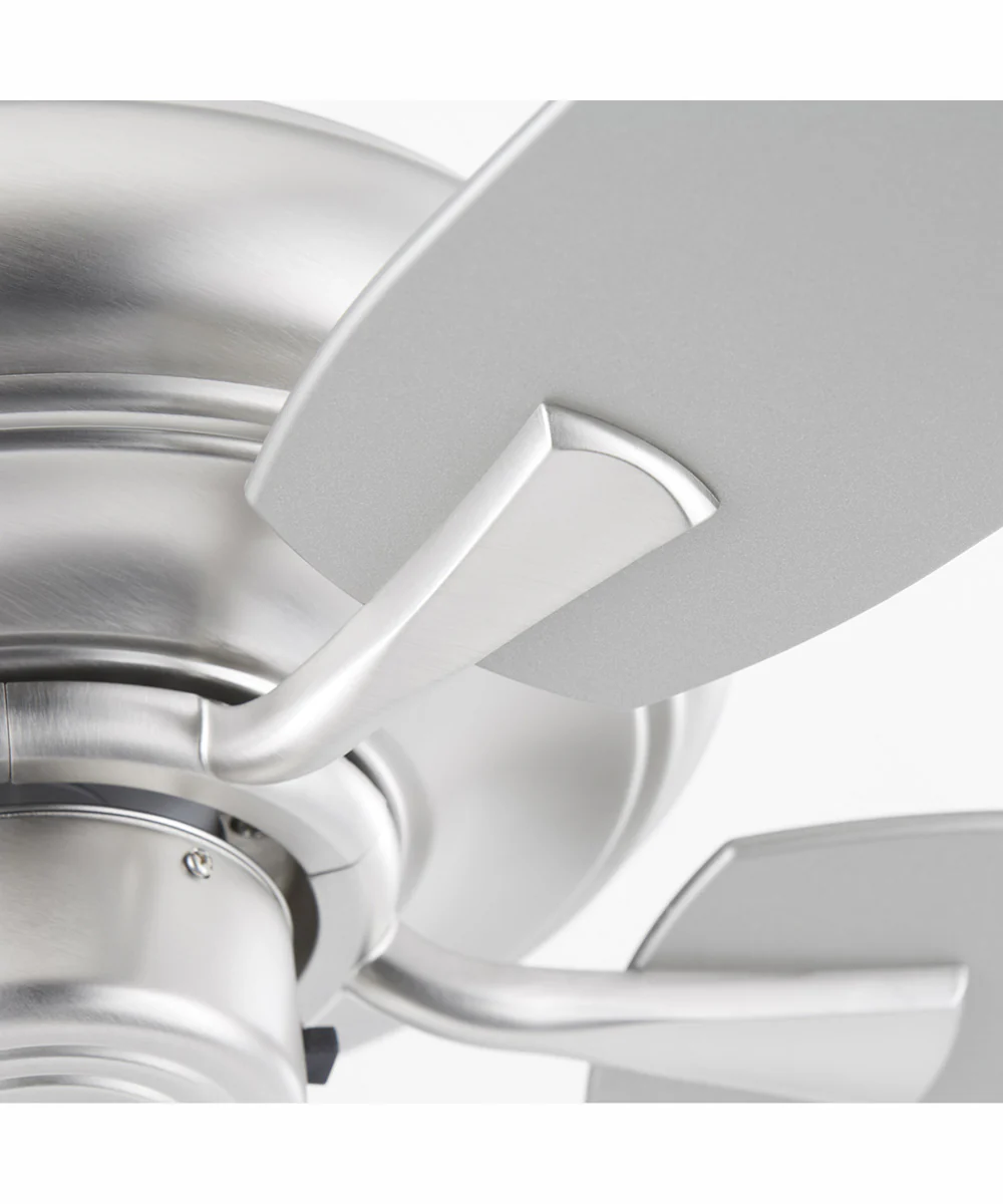 56" Apex Patio Indoor/Outdoor Ceiling Fan Satin Nickel - Image 2