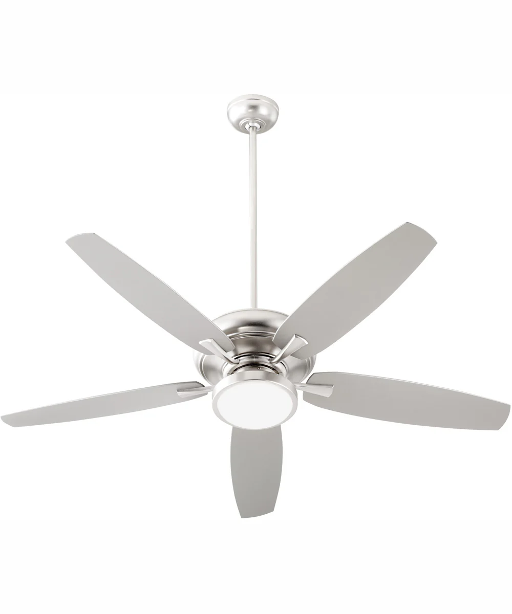 56" Apex Patio Indoor/Outdoor Ceiling Fan Satin Nickel - Image 4