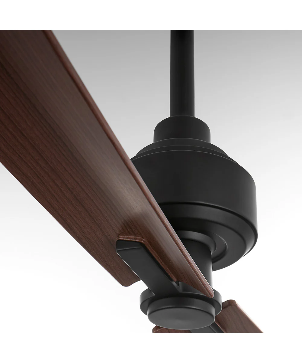 56" Twain Patio Ceiling Fan Matte Black - Image 3