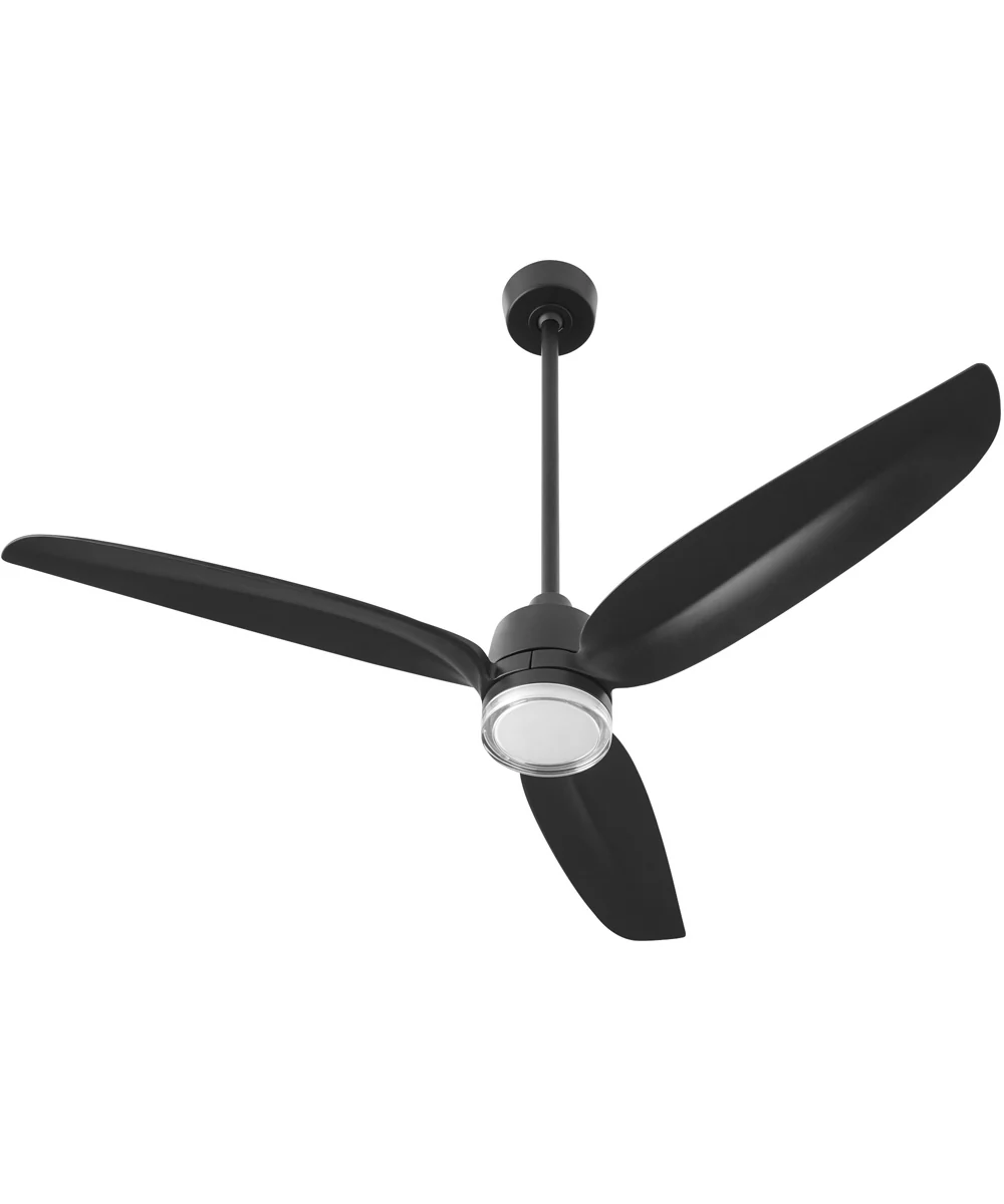 58" Exodus Patio Ceiling Fan Matte Black - Image 2