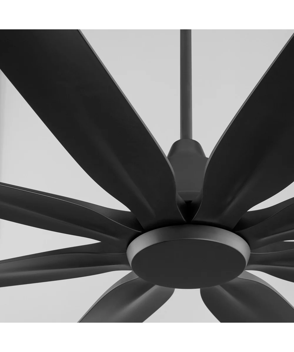 60" Rosales 1-light LED Patio Ceiling Fan Matte Black - Image 4