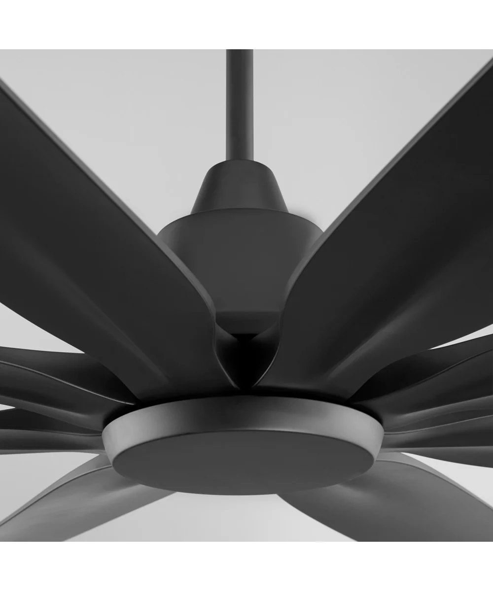 60" Rosales 1-light LED Patio Ceiling Fan Matte Black - Image 5