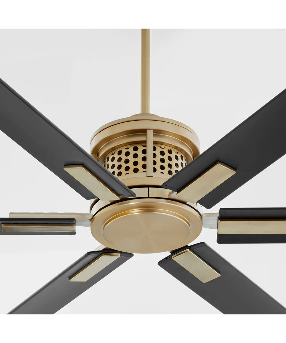 80" Zeus Patio Ceiling Fan Aged Brass - Image 5