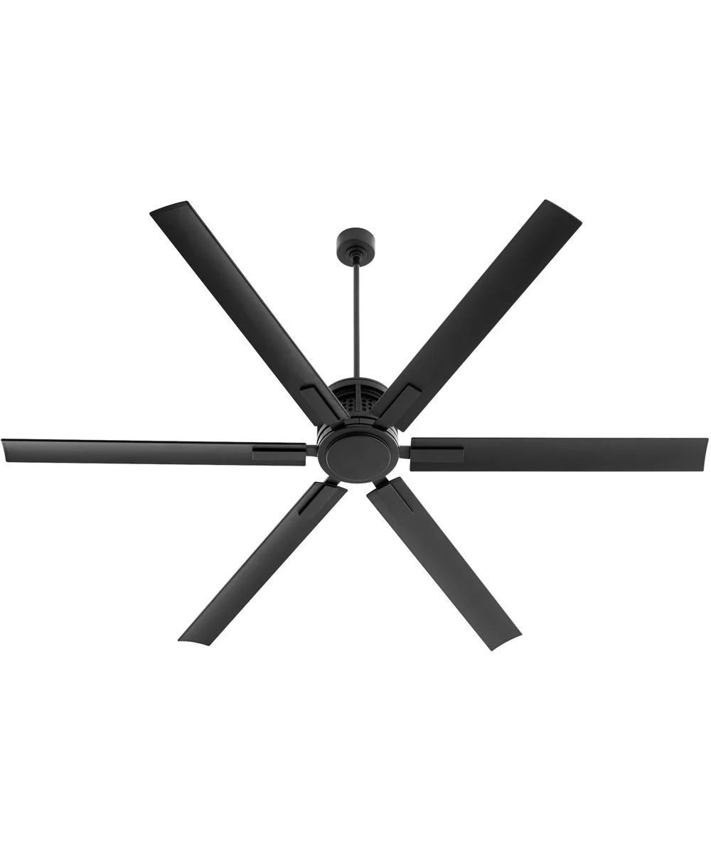 80" Zeus Patio Ceiling Fan Matte Black