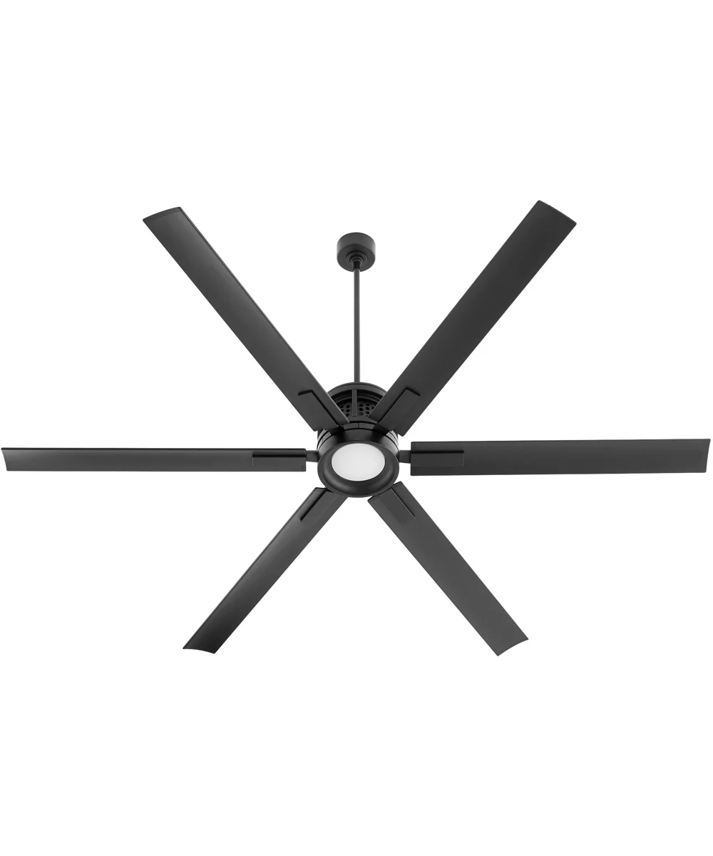 80" Zeus Patio Ceiling Fan Matte Black - Image 2