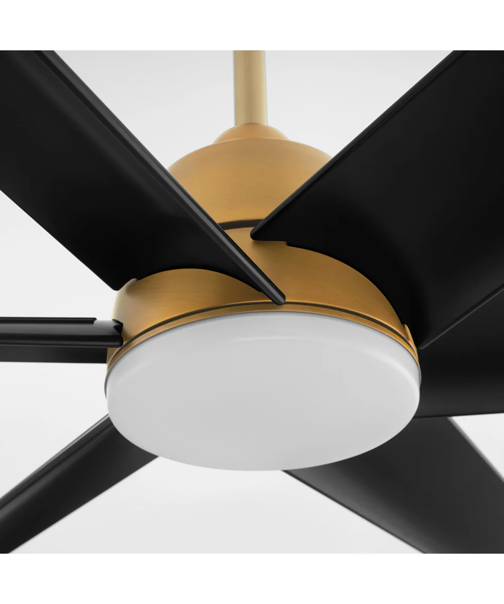 84" Spree Patio Ceiling Fan Brushed Brass - Image 4