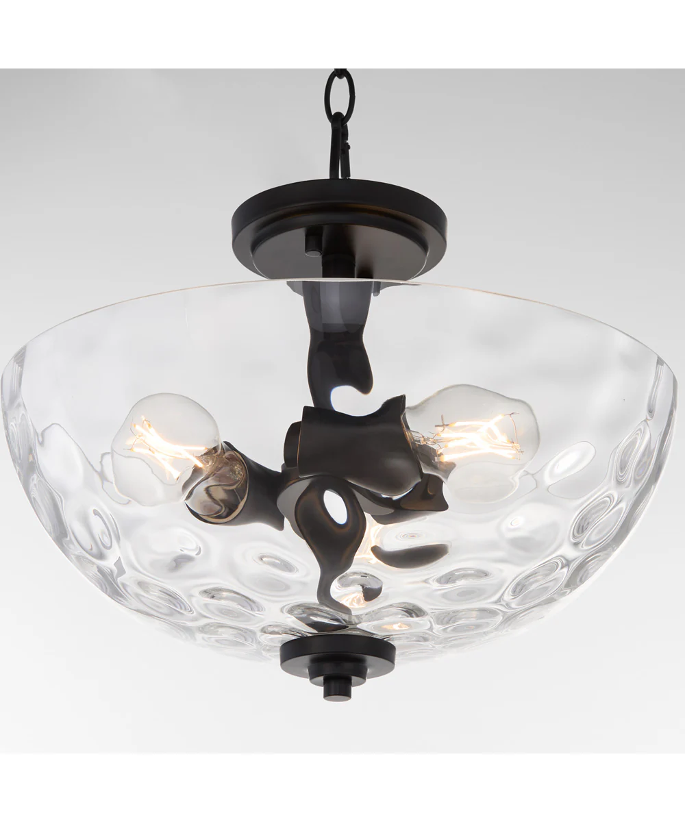 Adams 3-light Dual Mount Light Fixture Matte Black - Image 3