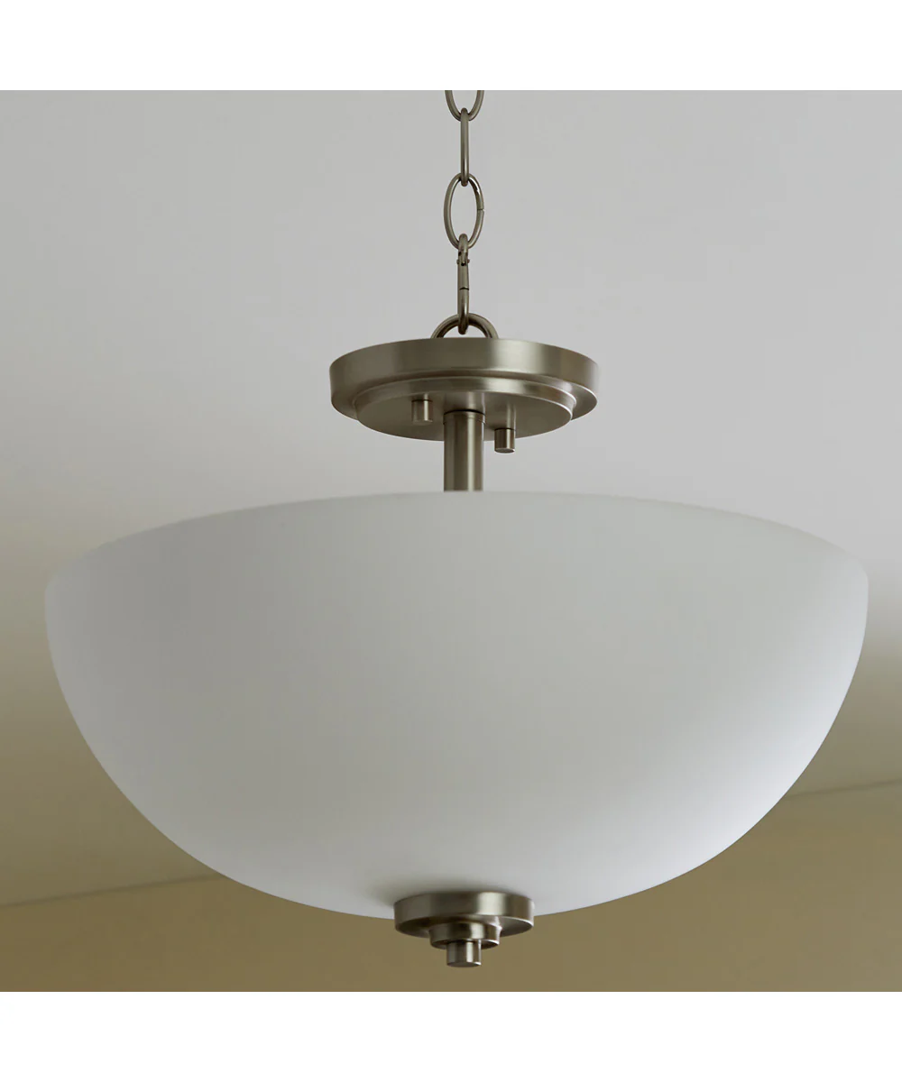Adams 3-light Dual Mount Light Fixture Satin Nickel - Image 6