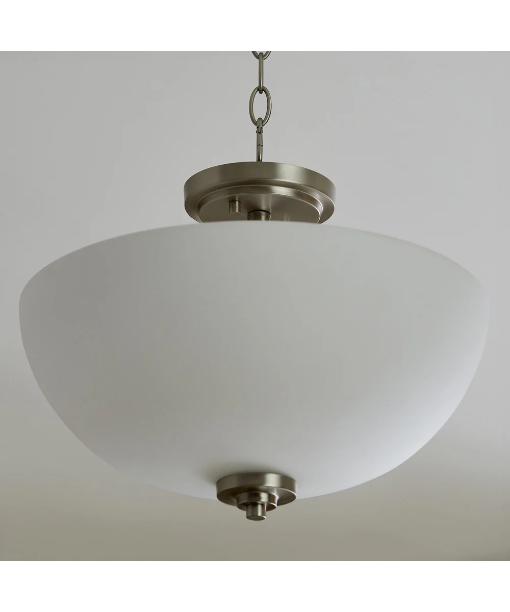 Adams 3-light Dual Mount Light Fixture Satin Nickel - Image 7