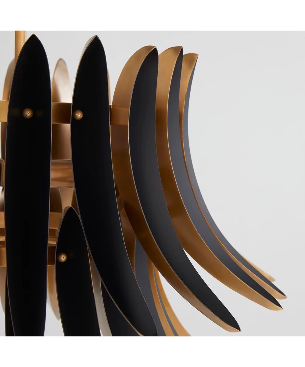 Aldridge 3-light Pendant Brushed Brass|Matte Black - Image 4