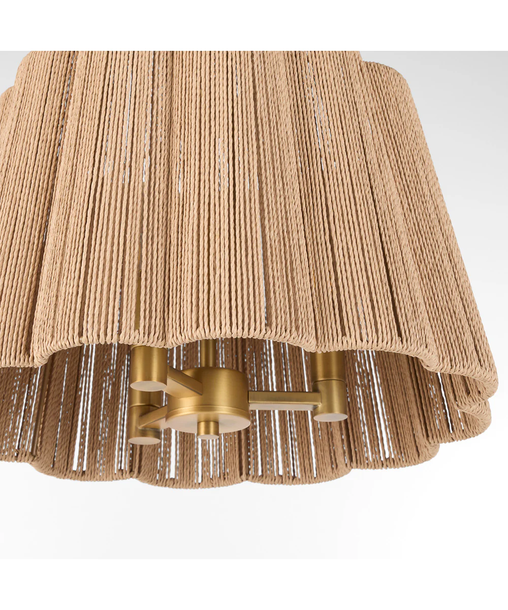 Anton 3-light Pendant Brushed Brass - Image 3
