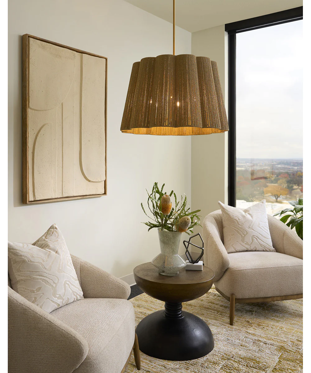 Anton 3-light Pendant Brushed Brass - Image 5