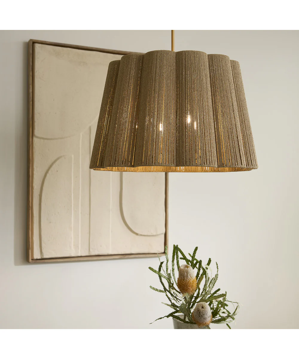 Anton 3-light Pendant Brushed Brass - Image 8