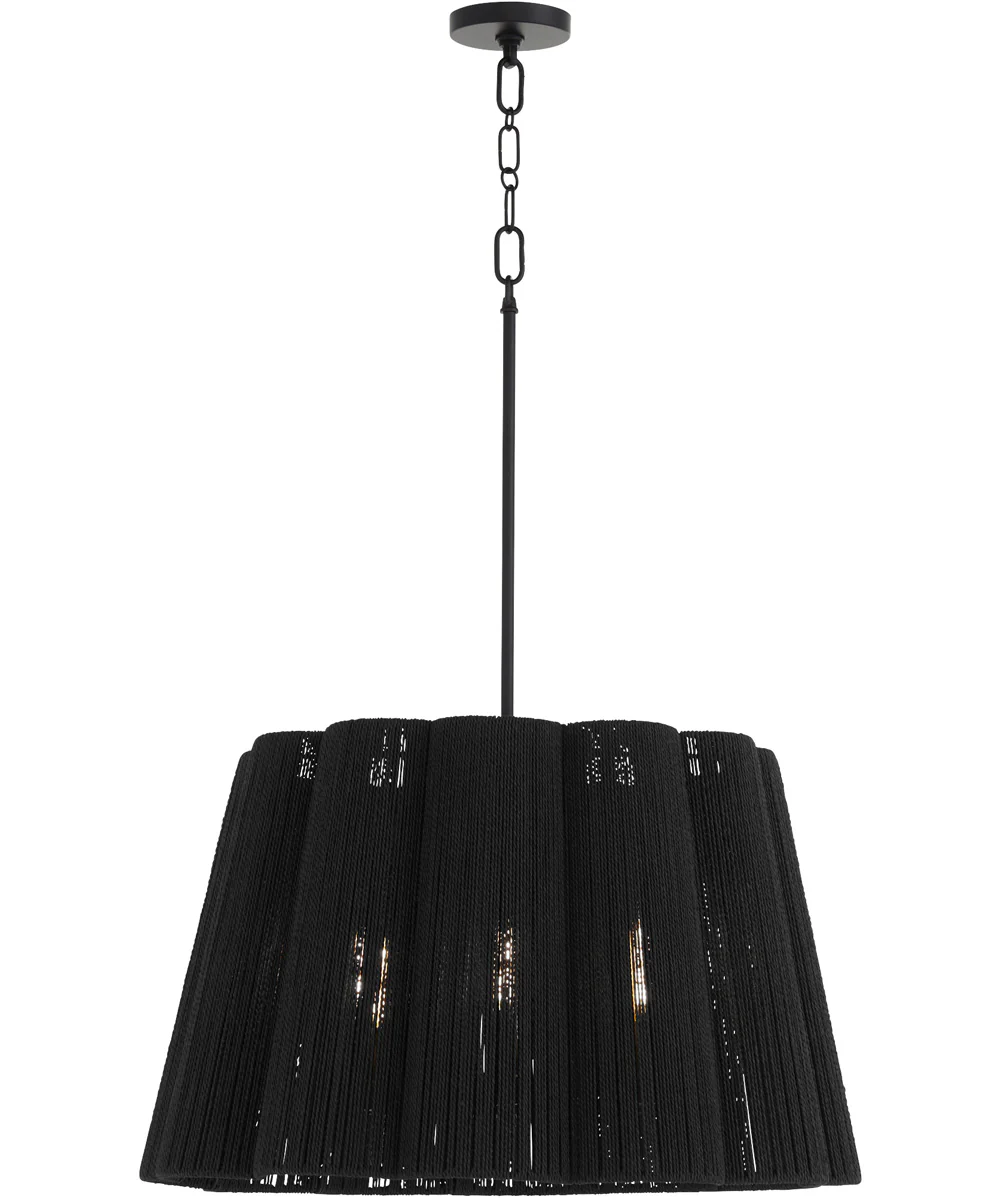 Anton 6-light Pendant Matte Black - Image 2
