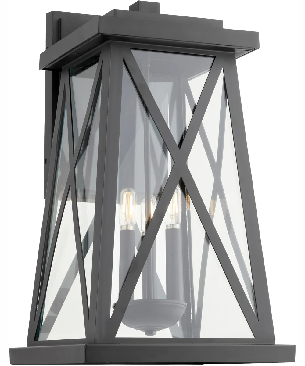 Artesno 3-light Wall Mount Light Fixture Textured Black - Image 2