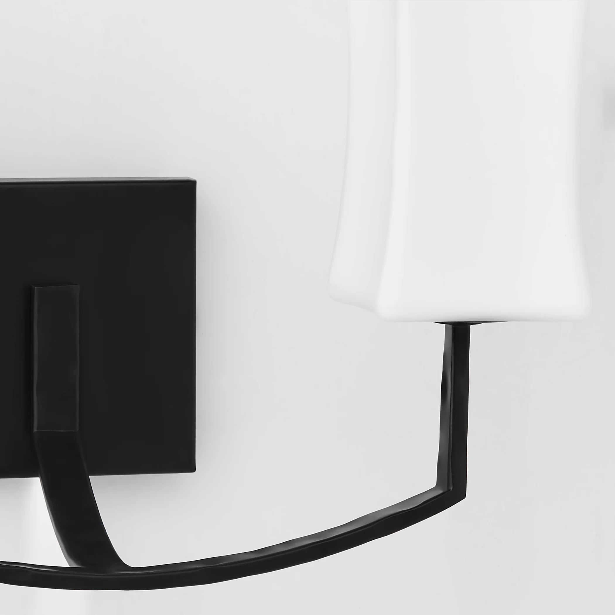 Ayala 2-light Wall Mount Light Fixture Matte Black - Image 3