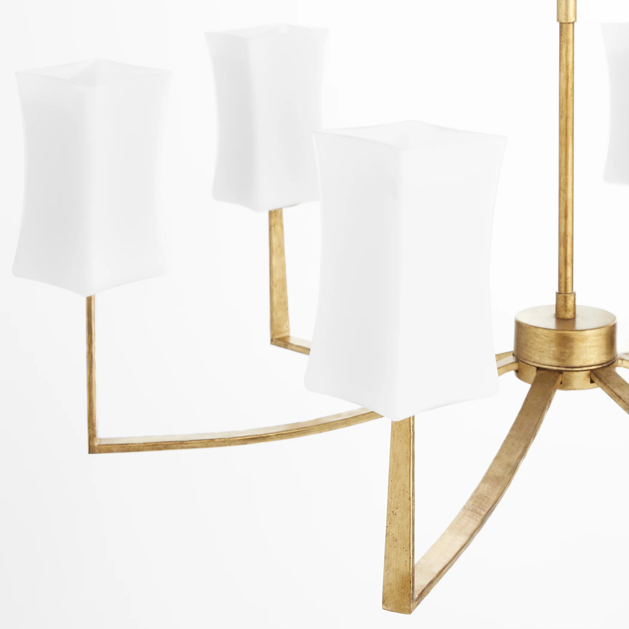 Ayala 6-light Chandelier Gold Leaf - Image 4
