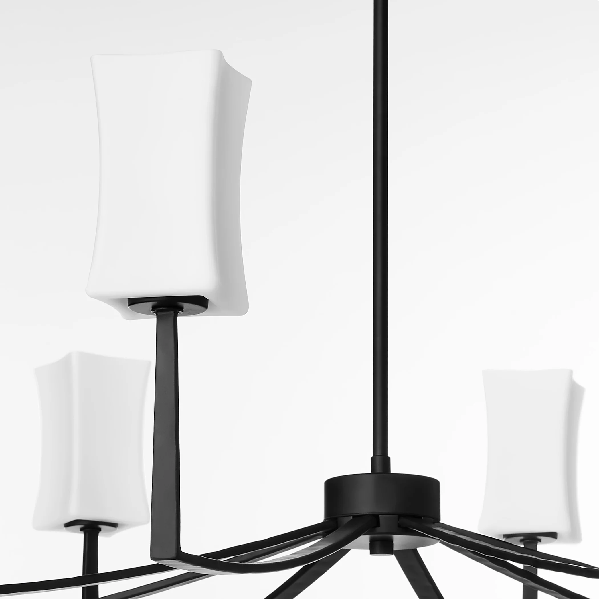 Ayala 8-light Chandelier Matte Black - Image 4
