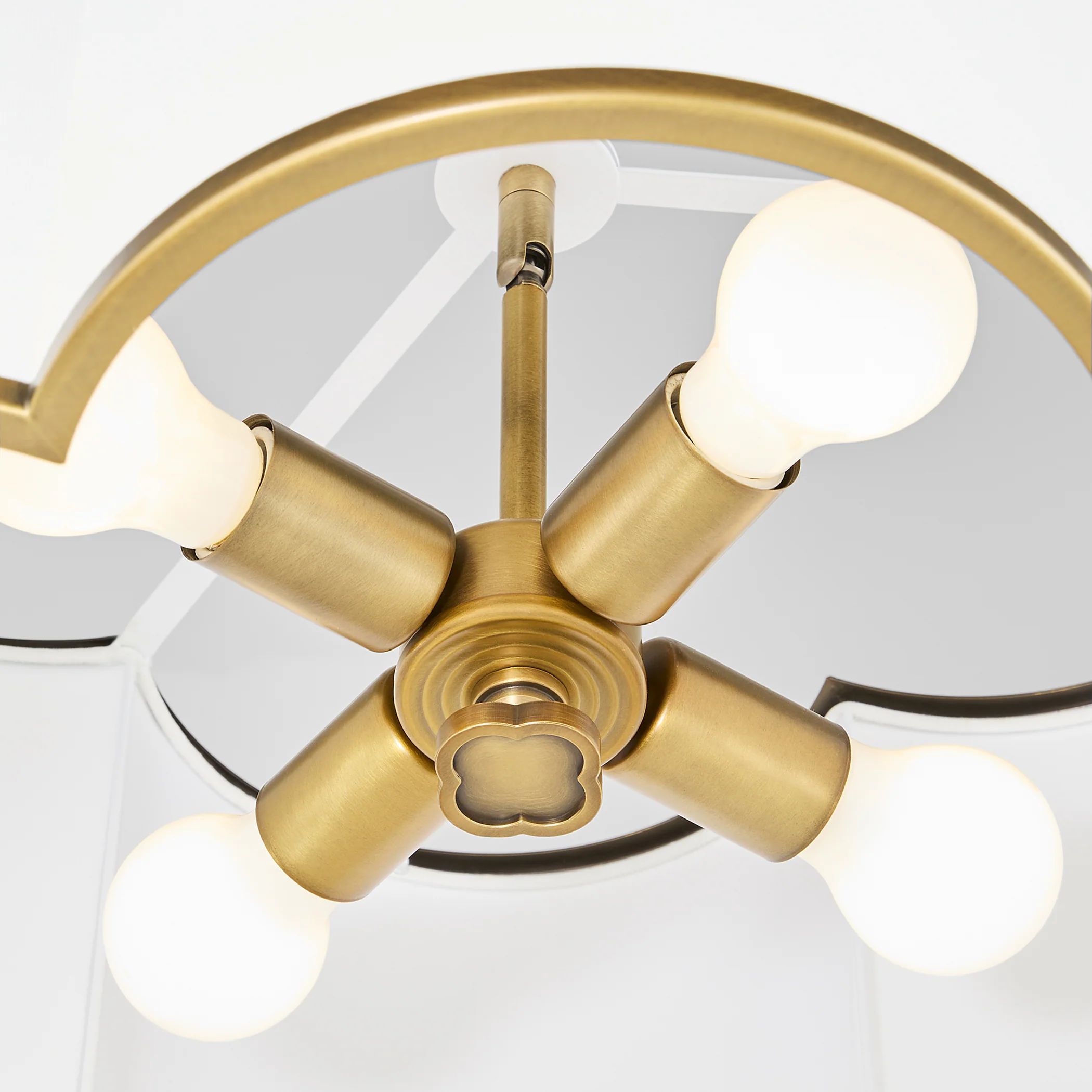 Belinder 4-light Pendant Non-Lacquered Brass - Image 5