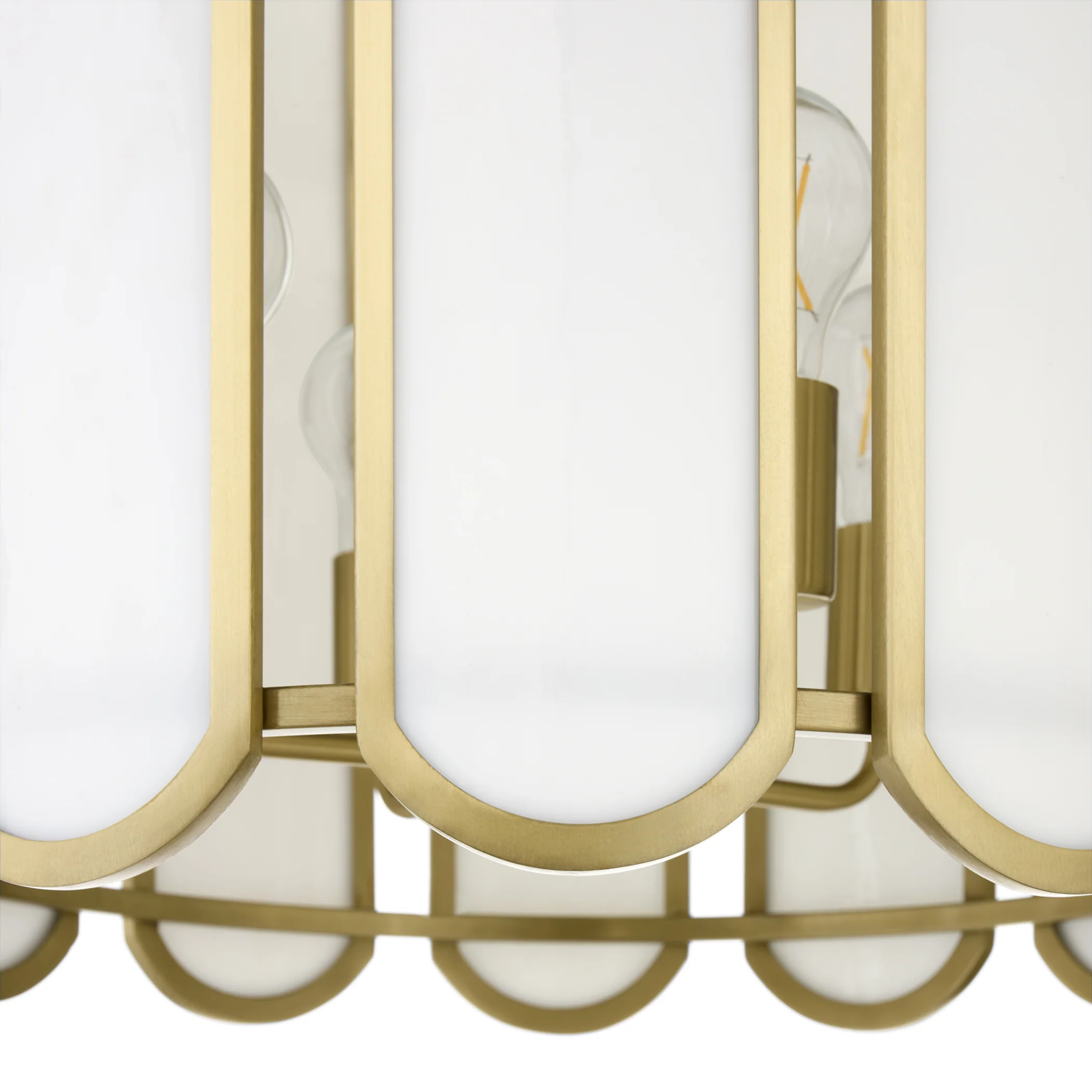 Belleview 4-light Pendant Aged Brass - Image 4