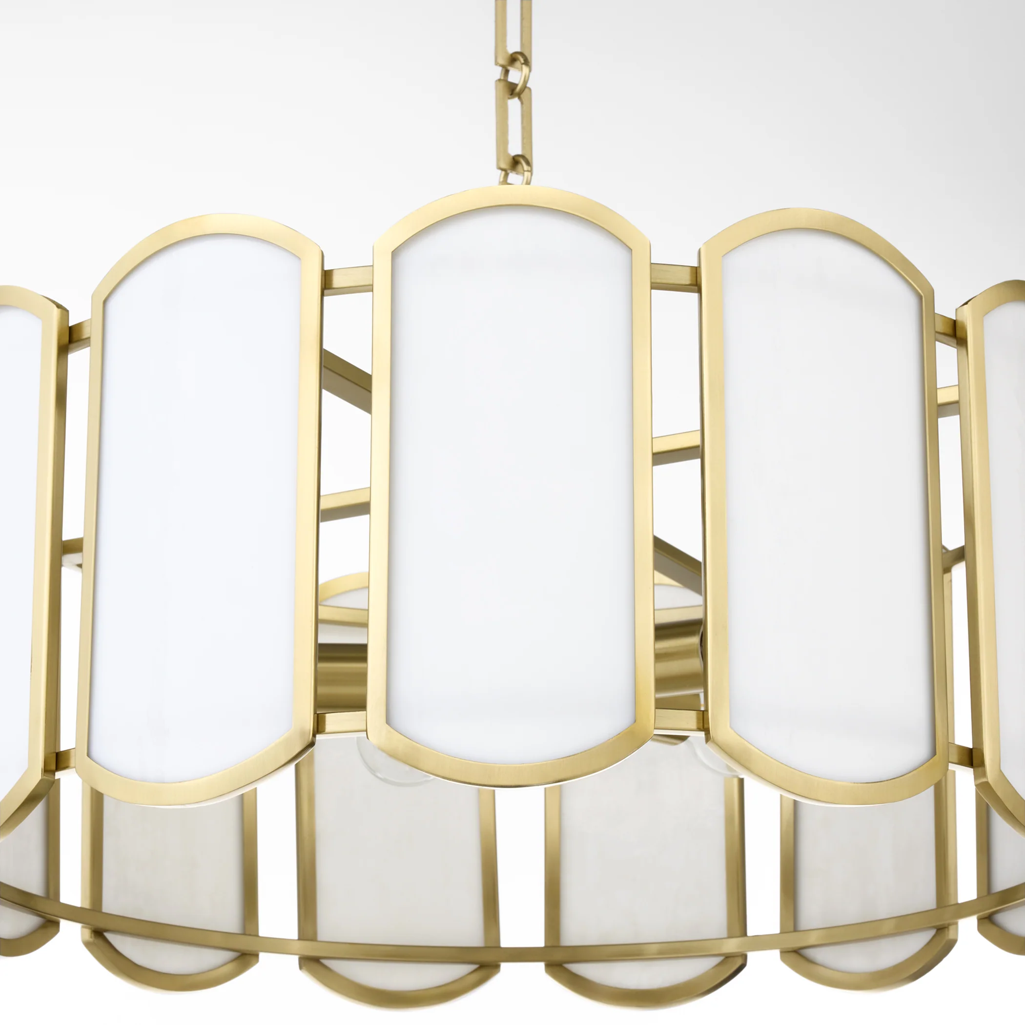 Belleview 5-light Pendant Aged Brass - Image 3