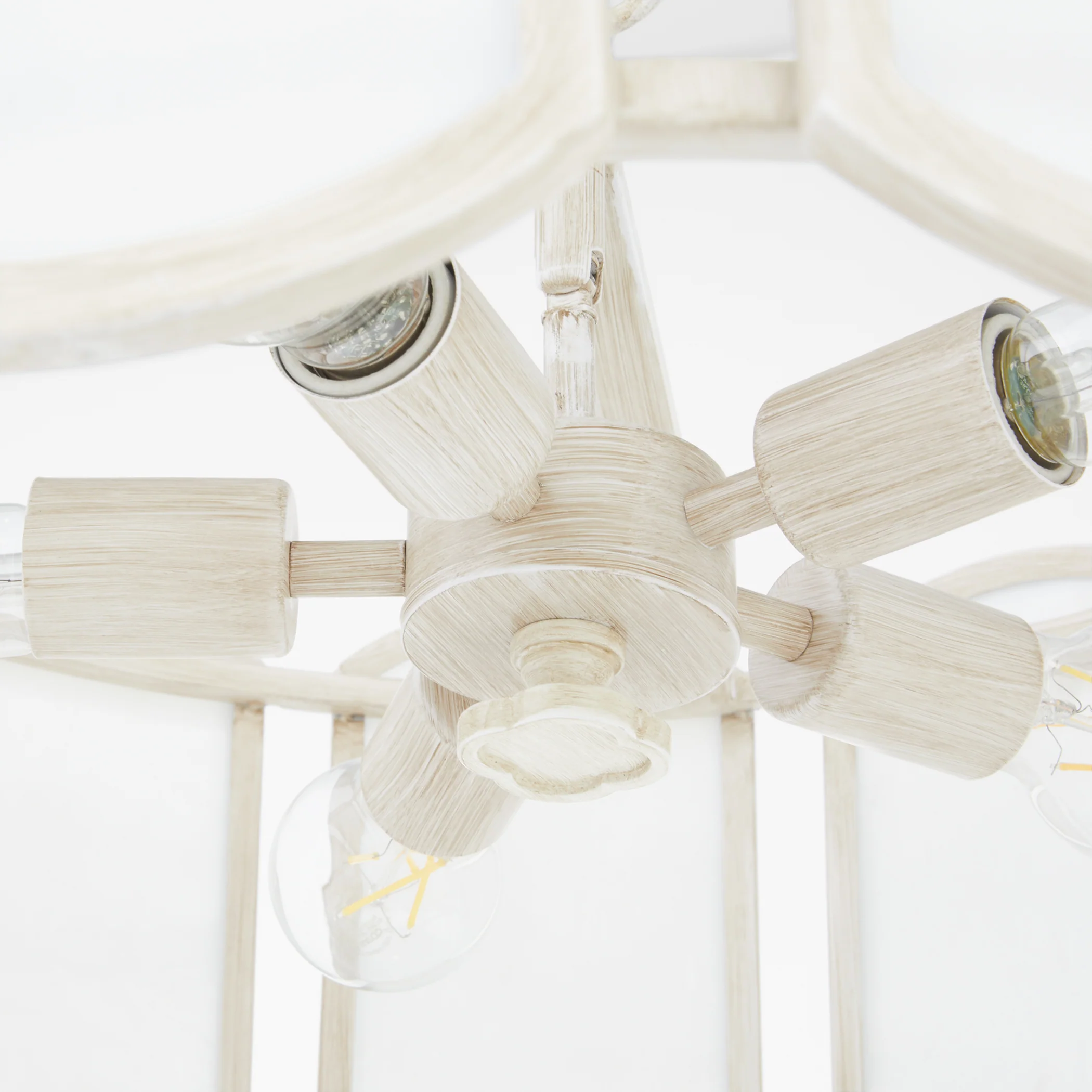 Belleview 5-light Pendant Washed Oak - Image 3