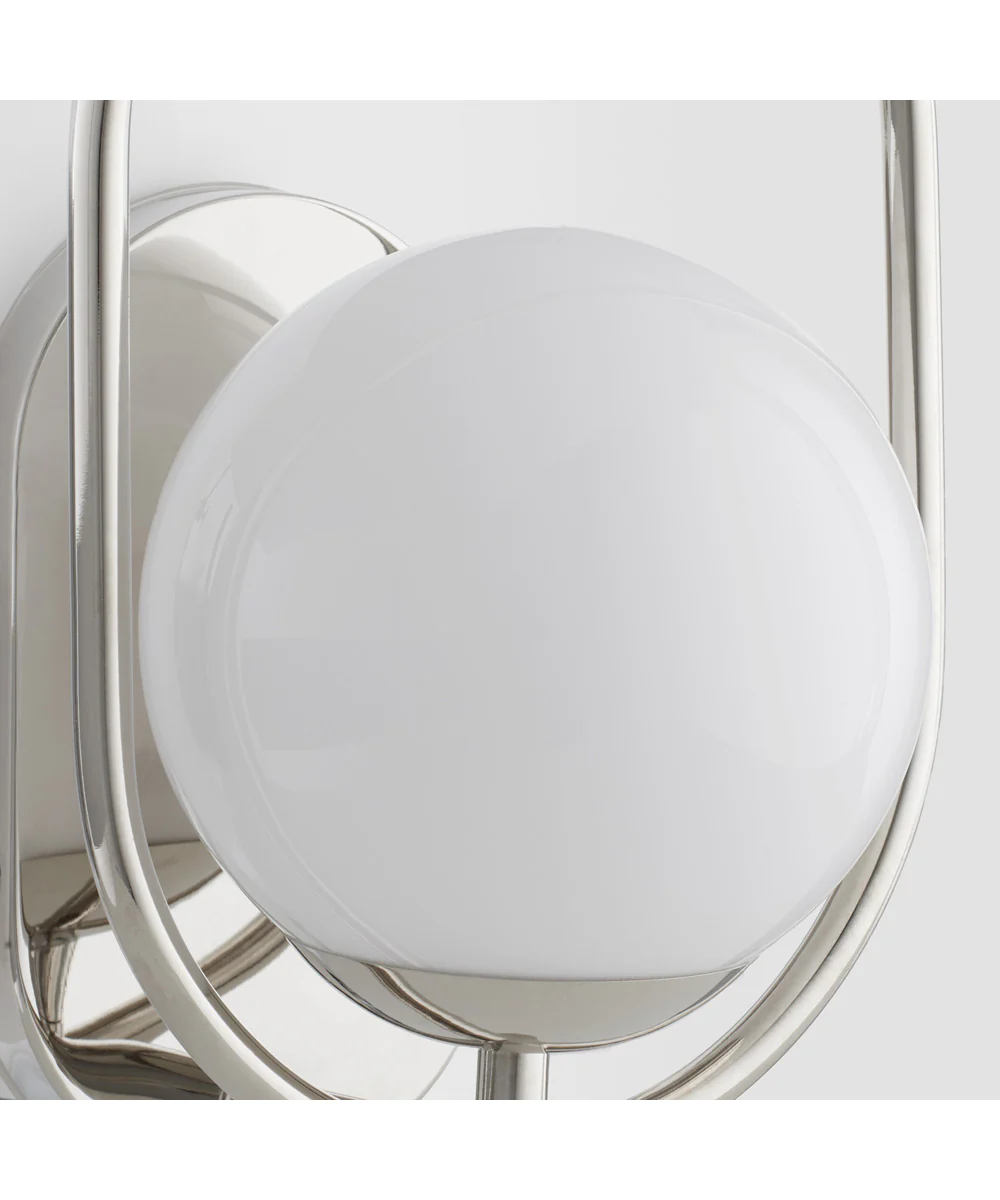 Belmont 1-light Wall Mount Light Fixture Polished Nickel - Image 5