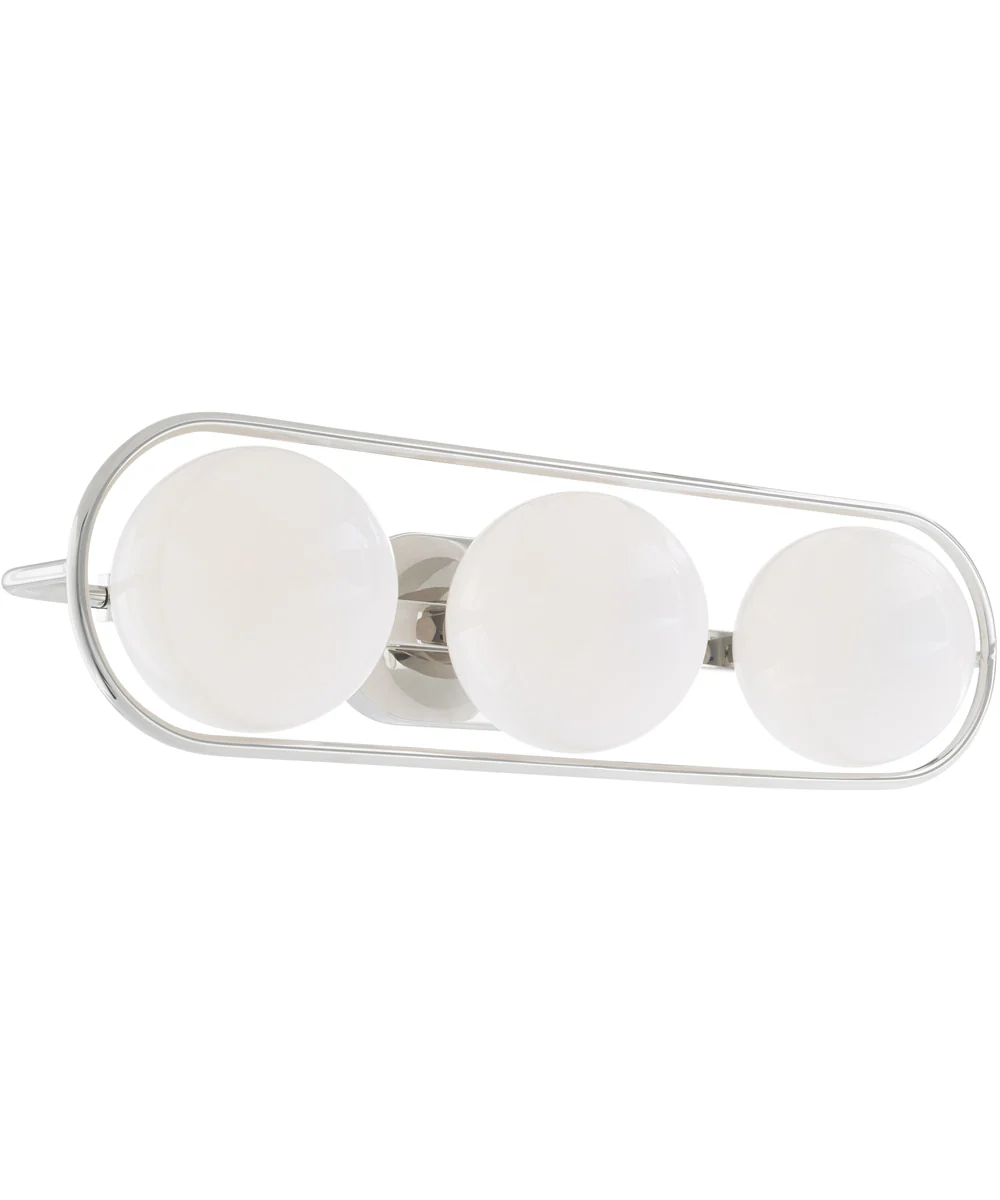 Belmont 3-light Bath Vanity Light Polished Nickel - Image 2