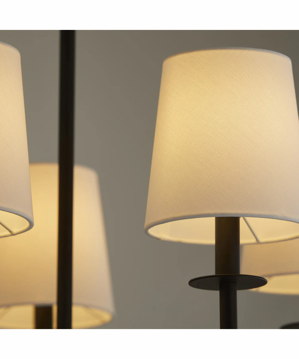 Belshaw 5-light Chandelier Matte Black - Image 3