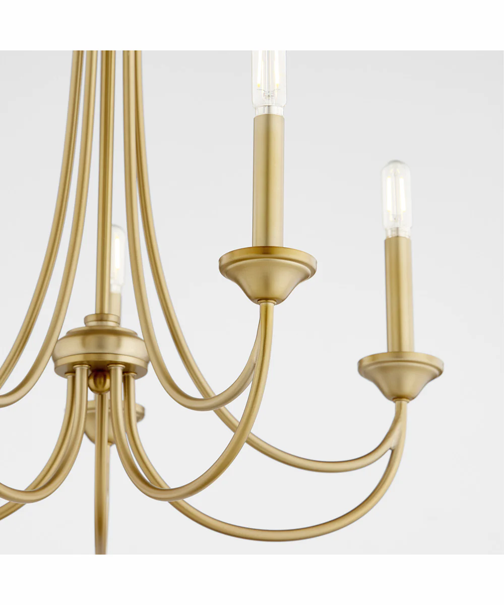 Brooks 5-light Chandelier Aged Brass - Image 3