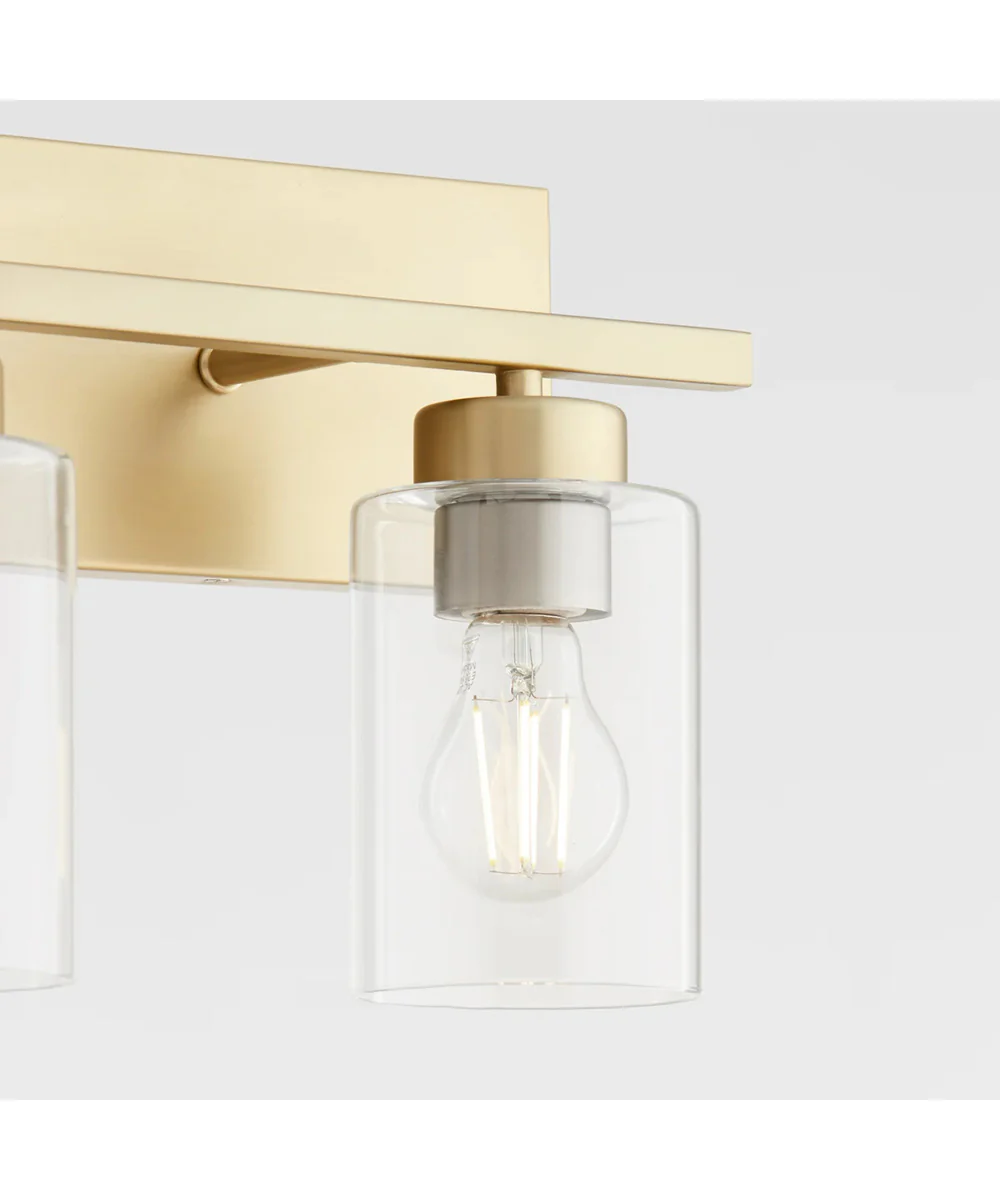 Carter 2-light Bath Vanity Light Aged Brass - Image 9