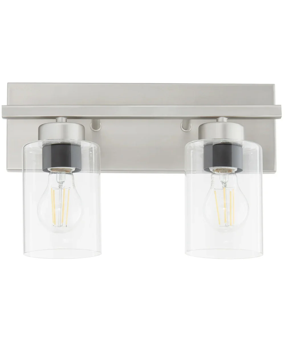 Carter 2-light Bath Vanity Light Satin Nickel - Image 3