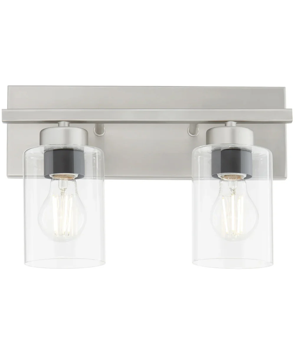 Carter 2-light Bath Vanity Light Satin Nickel - Image 4
