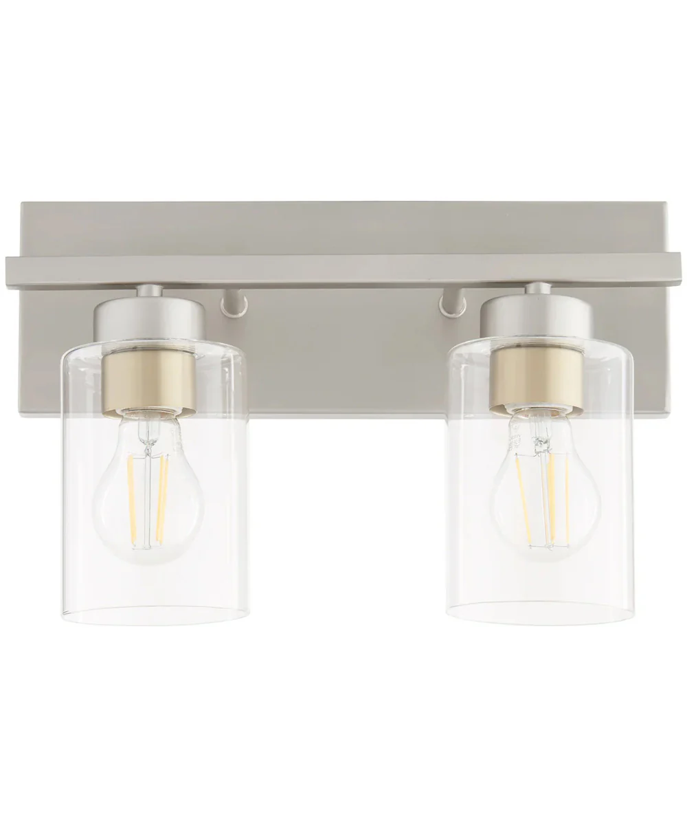 Carter 2-light Bath Vanity Light Satin Nickel - Image 6