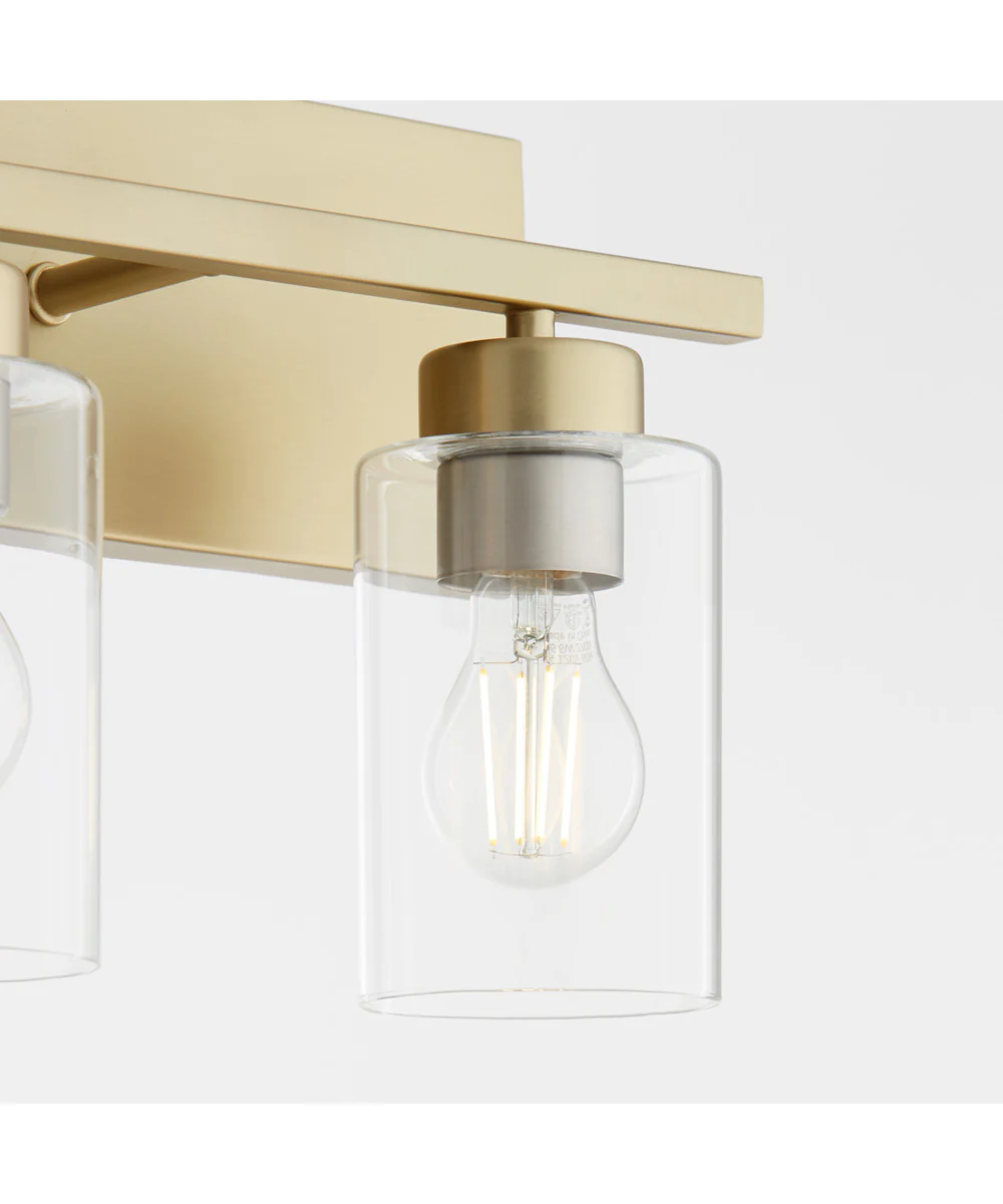 Carter 3-light Bath Vanity Light Aged Brass - Image 9