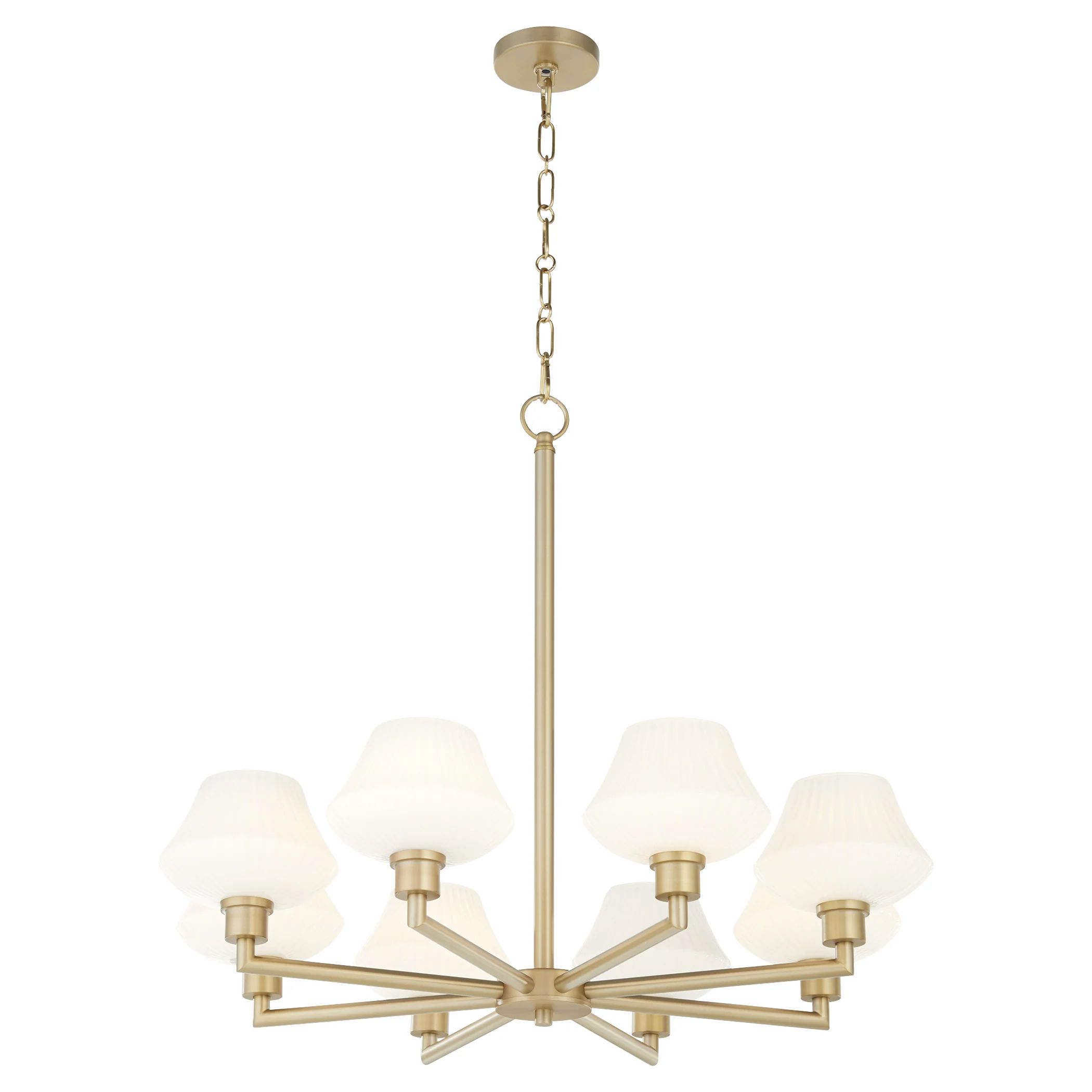 Cassini 8-light Chandelier Aged Brass - Image 3