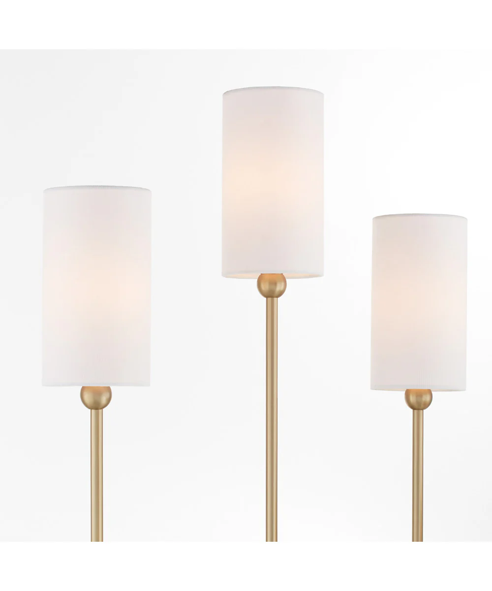 Tamara Day's Charlotte 3-light Wall Mount Light Fixture Aged Brass - Image 4