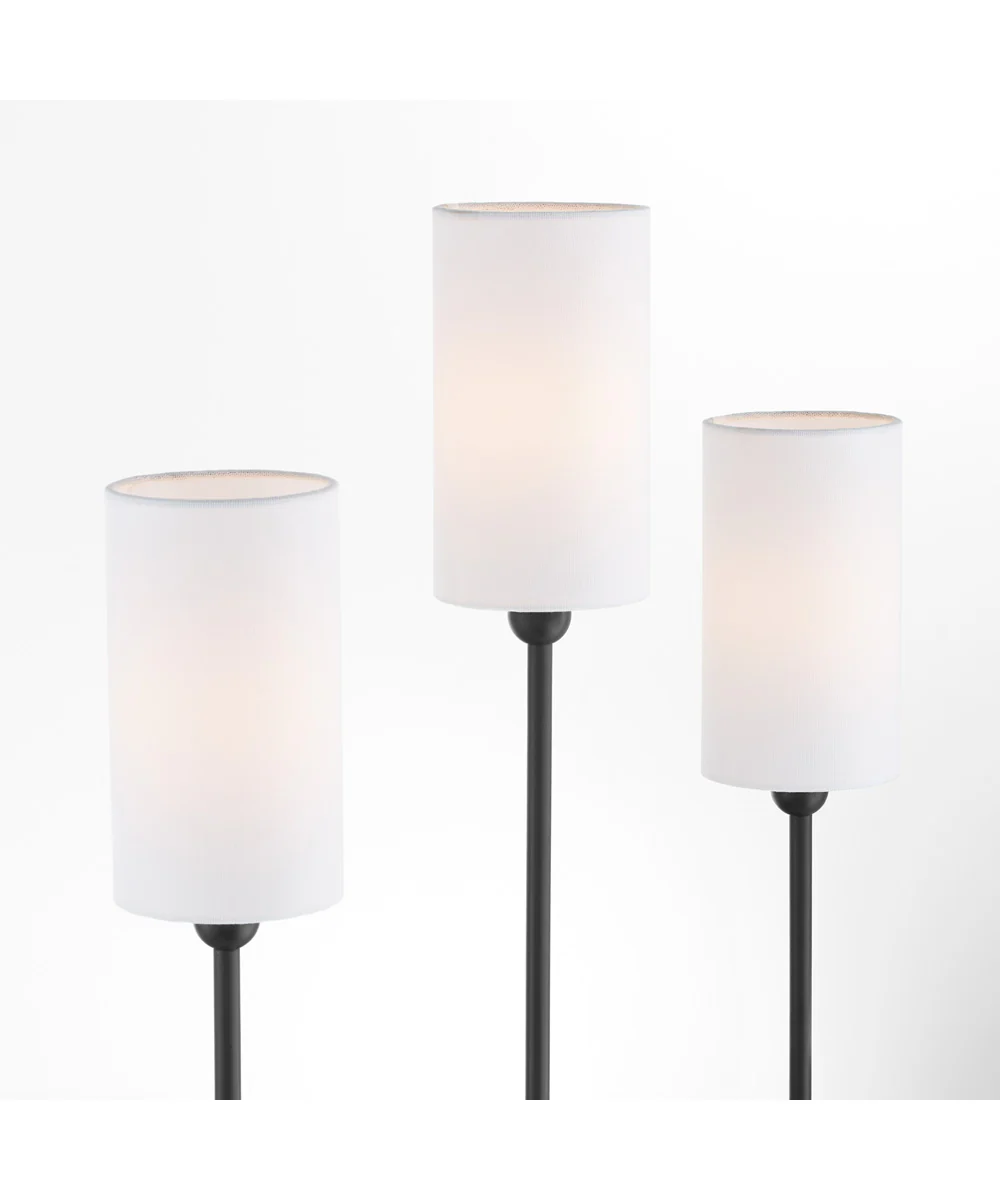 Tamara Day's Charlotte 3-light Wall Mount Light Fixture Matte Black - Image 4