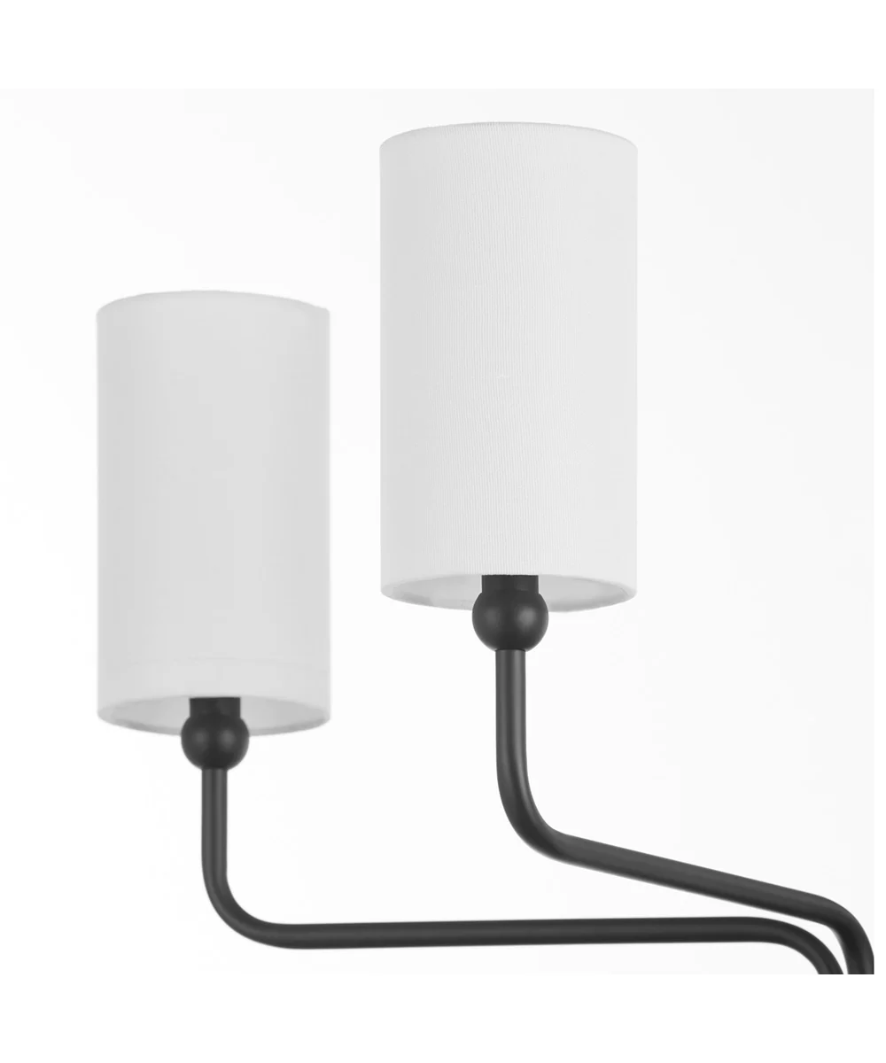 Tamara Day's Charlotte 5-light Chandelier Matte Black - Image 4