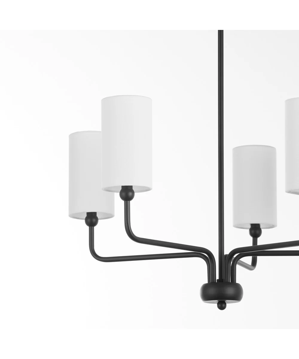 Tamara Day's Charlotte 5-light Chandelier Matte Black - Image 5