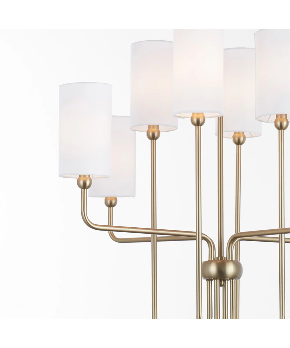 Tamara Day's Charlotte 8-light Chandelier Aged Brass - Image 4