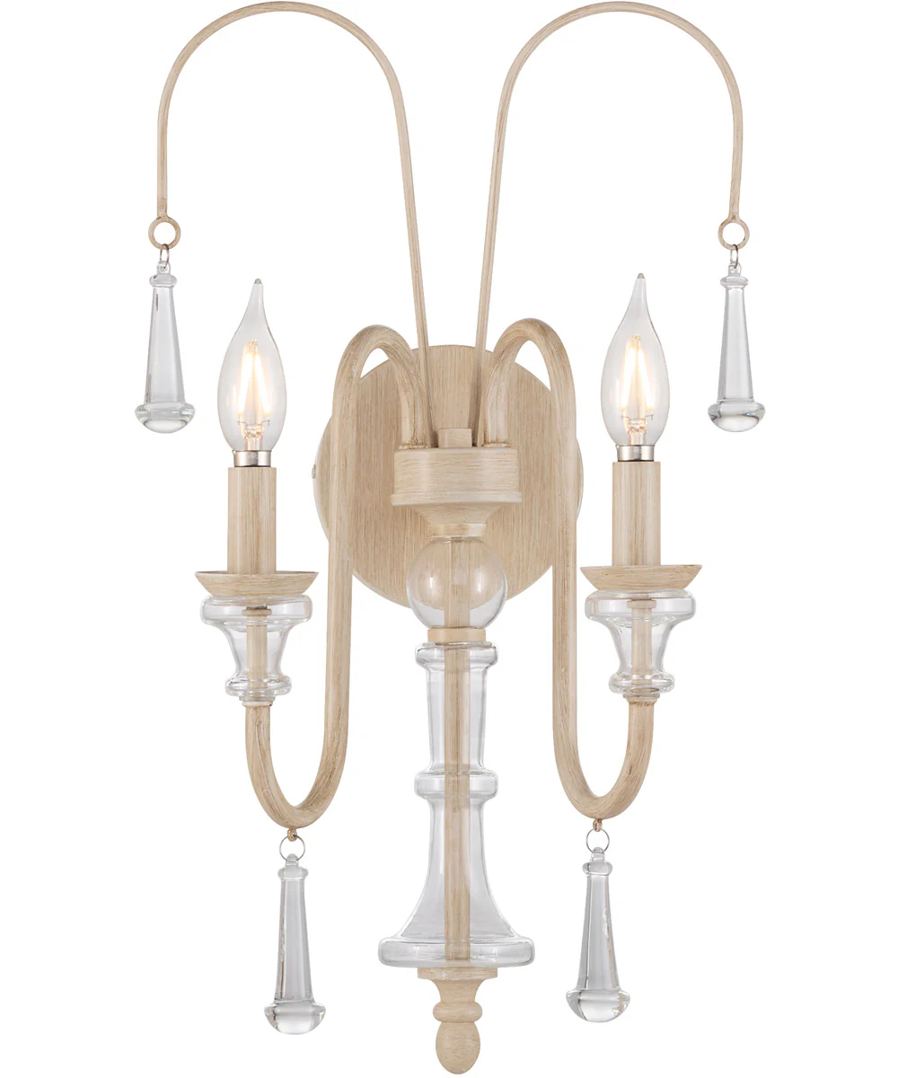 Clasica 2-light Sconce Washed Oak - Image 2