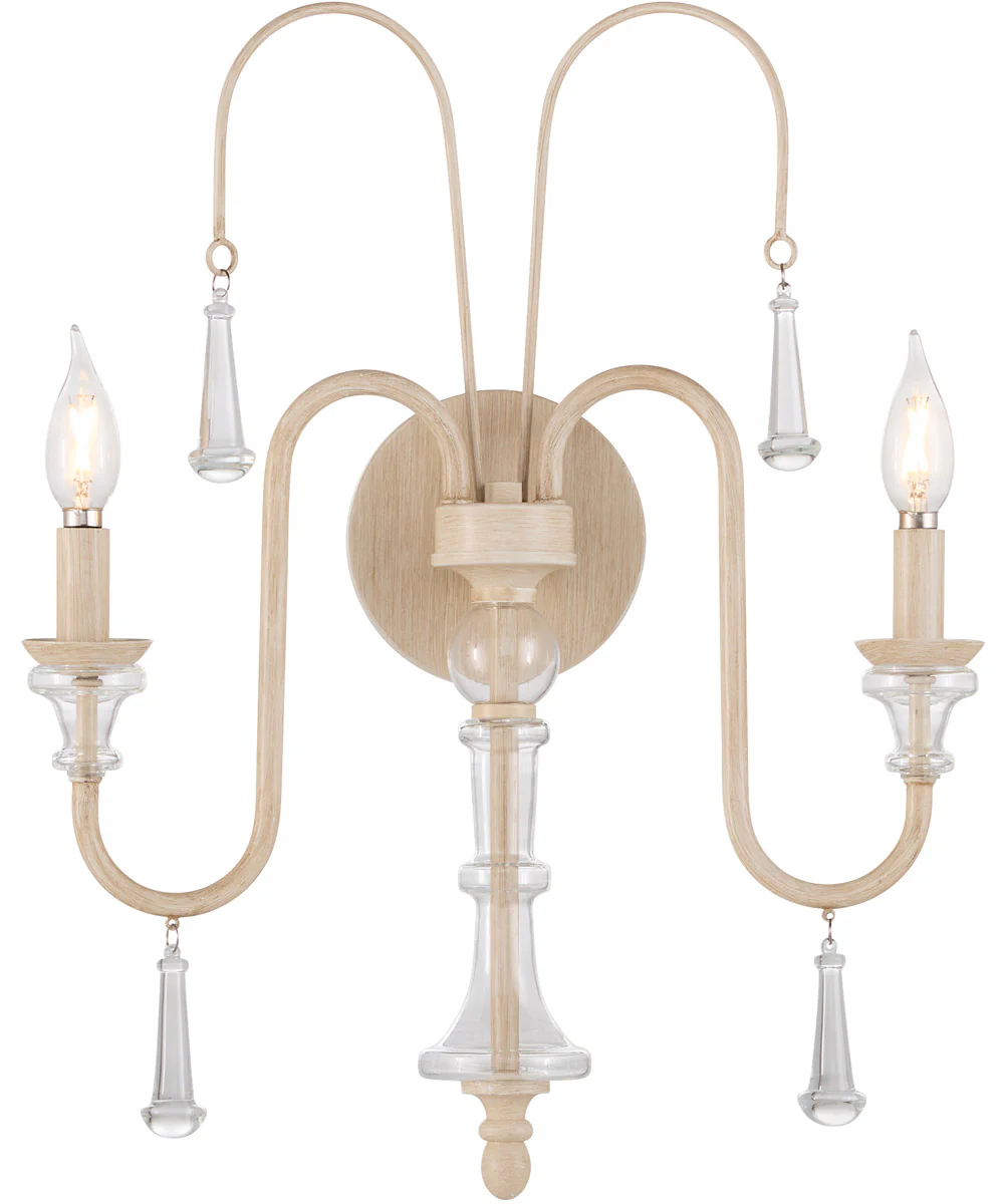 Clasica 2-light Sconce Washed Oak - Image 5