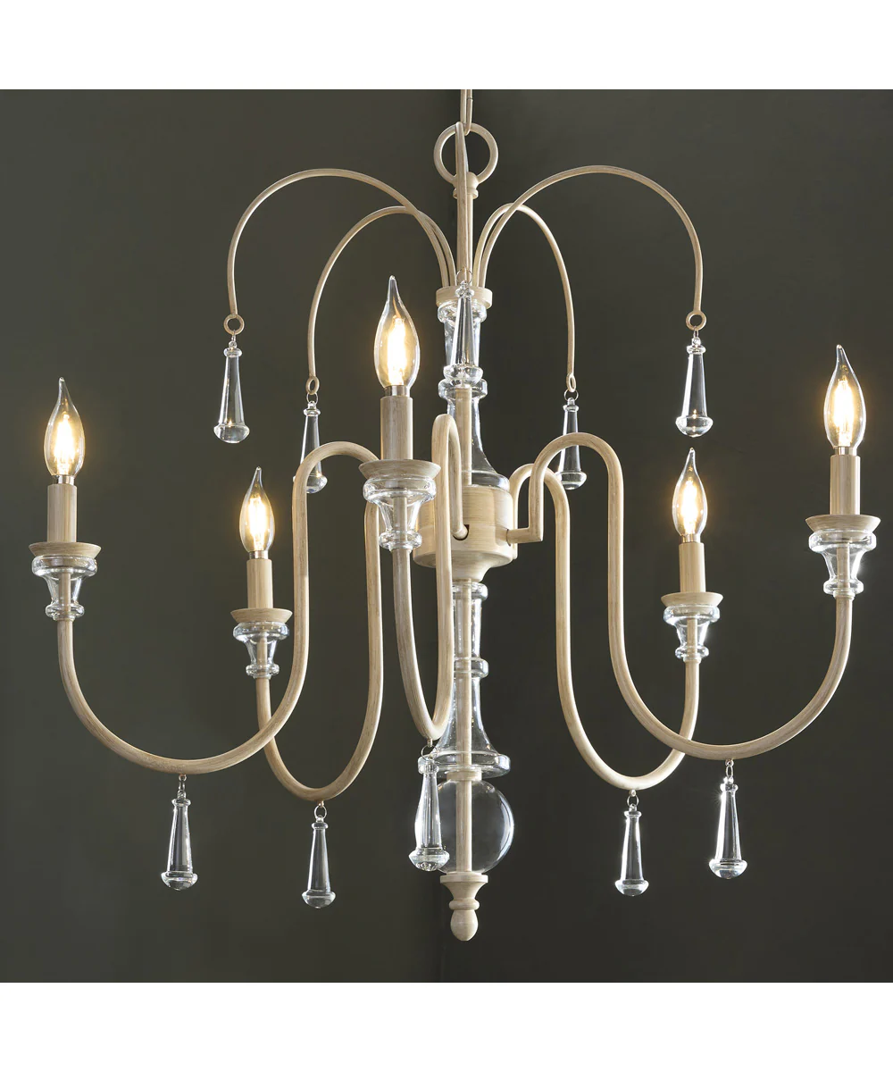 Clasica 5-light Chandelier Washed Oak - Image 7