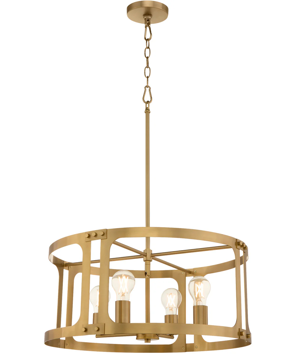 Colburn Pendant Brushed Brass - Image 2