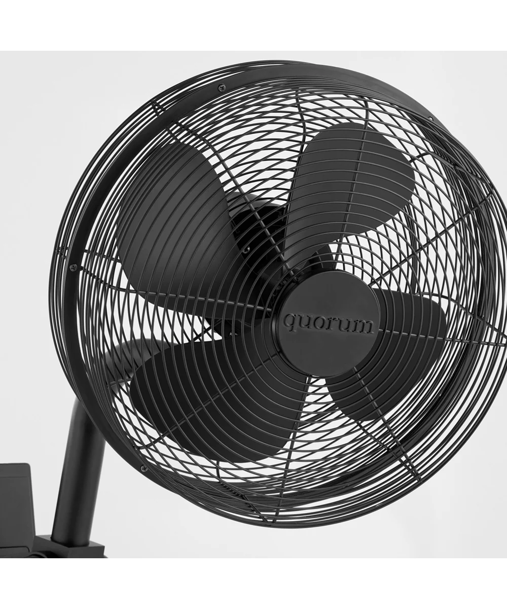 15" Cyprus Patio Ceiling Fan Matte Black - Image 3