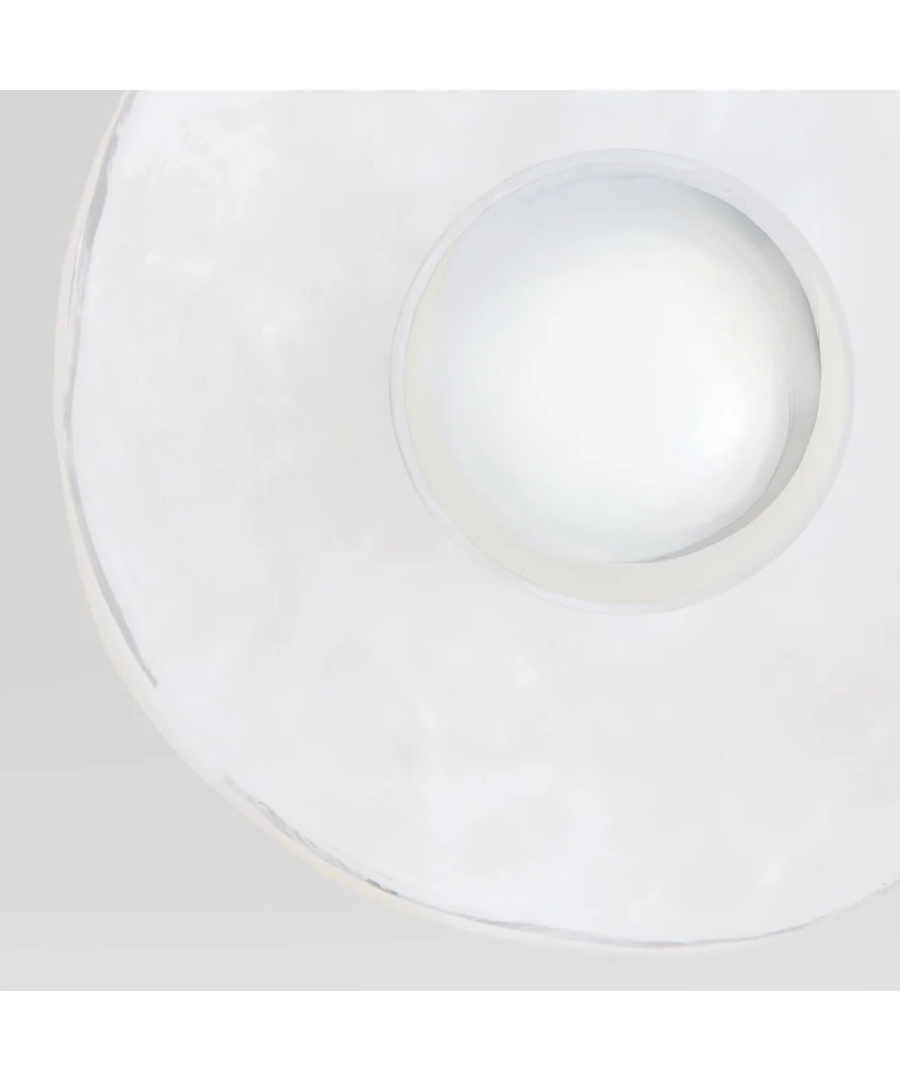 Del Rey Wall Sconce Brushed Brass|Studio White - Image 3