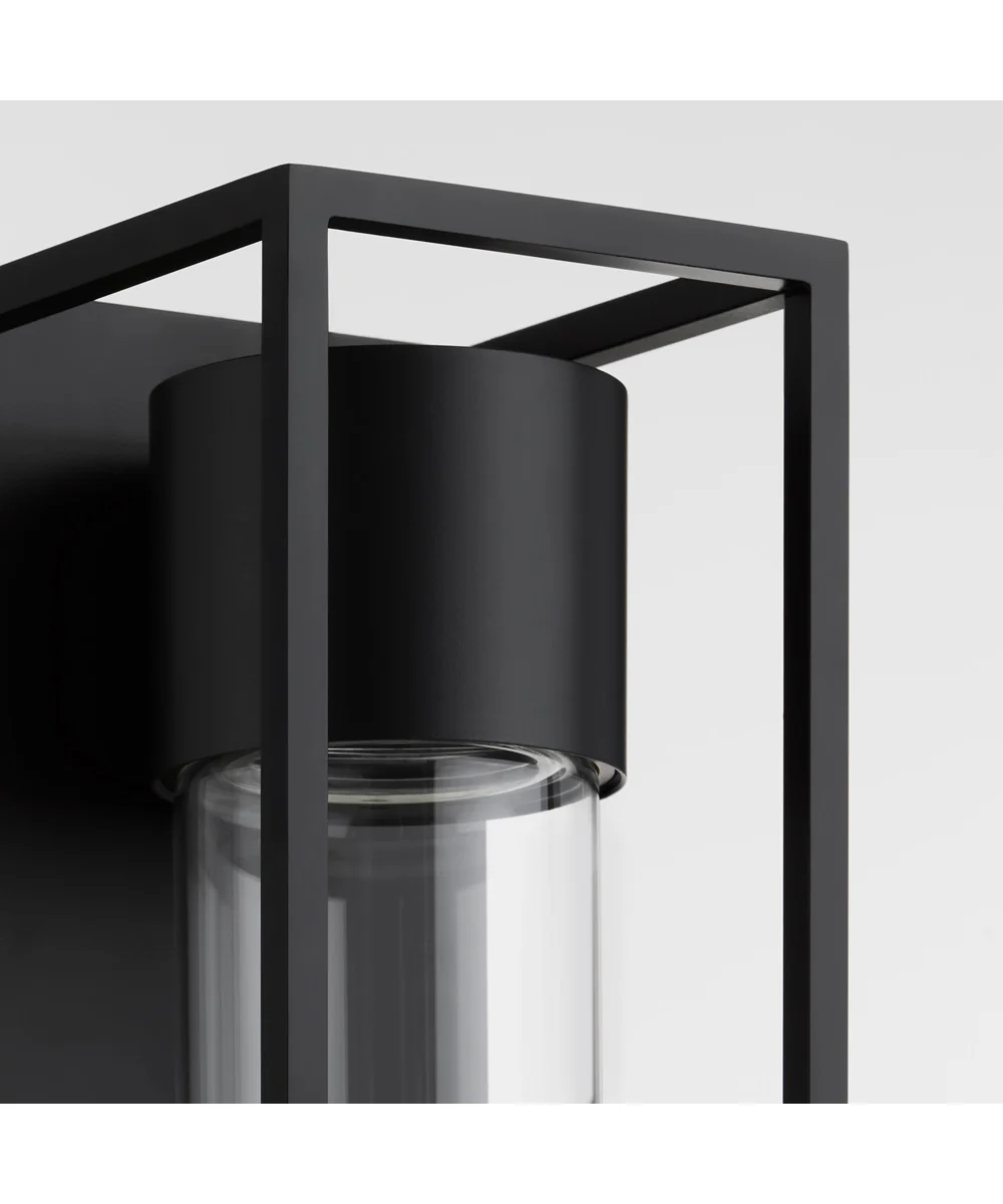 Delgado Outdoor Wall Lantern Wall Mount Light Fixture Matte Black - Image 3