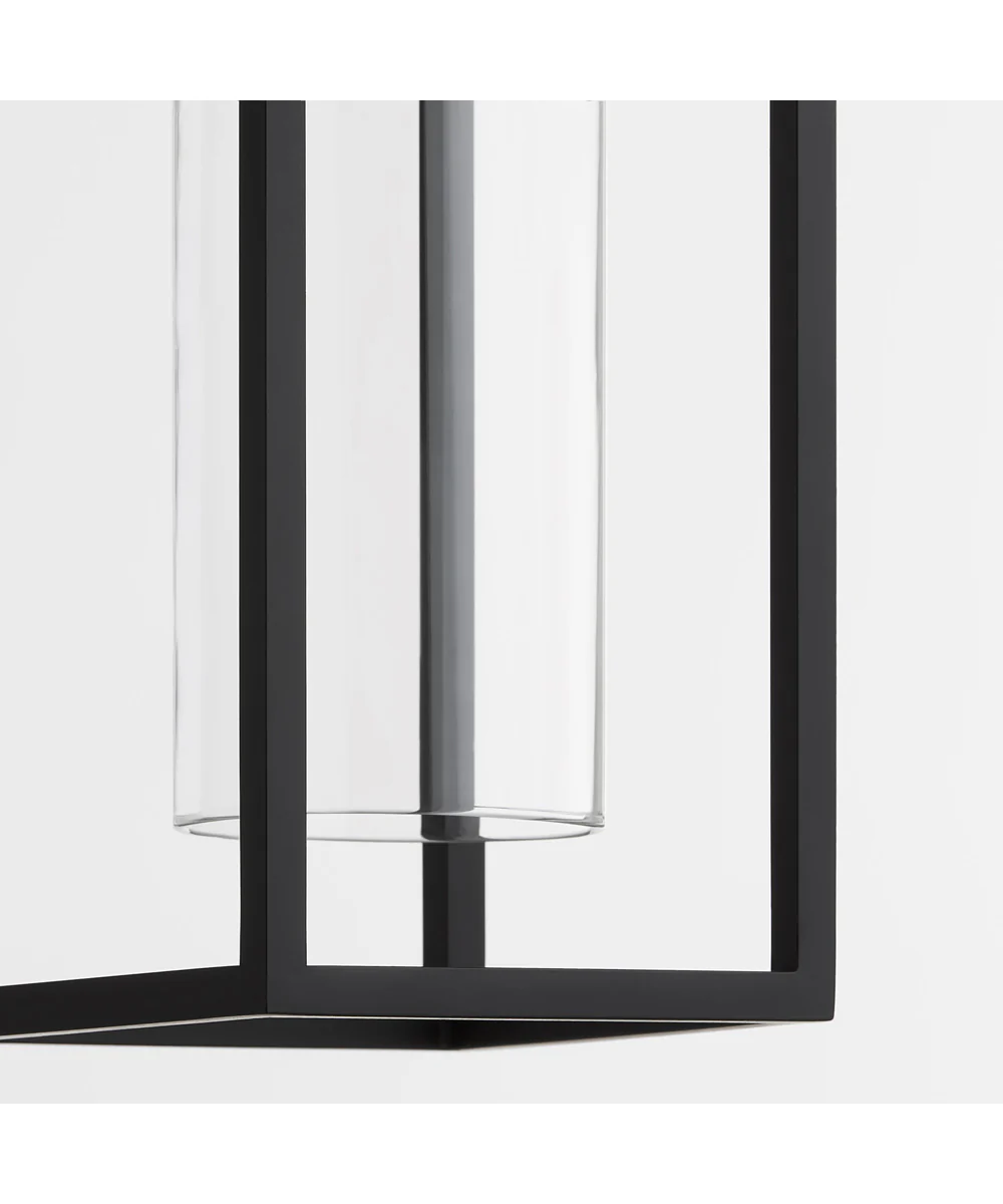 Delgado Outdoor Wall Lantern Wall Mount Light Fixture Matte Black - Image 3